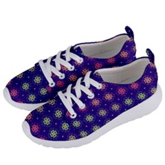 Flowers Pattern Ornament Symmetry Women s Lightweight Sports Shoes