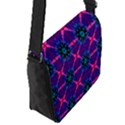 Seamless Wallpaper Art Digital Flap Closure Messenger Bag (S) View2