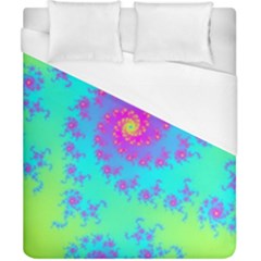 Spiral Fractal Abstract Pattern Duvet Cover (california King Size) by Pakrebo