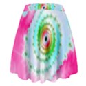 Fractal Spiral Twist Twisted Helix High Waist Skirt View2