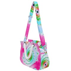 Fractal Spiral Twist Twisted Helix Rope Handles Shoulder Strap Bag