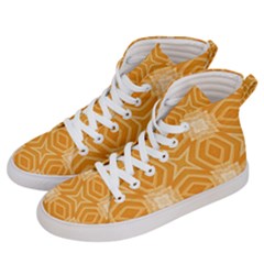 Seamless Pattern Ornament Design Women s Hi-top Skate Sneakers by Pakrebo