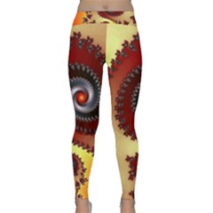 Fractal Rendering Spiral Twist Classic Yoga Leggings by Pakrebo