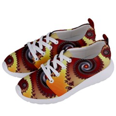 Fractal Rendering Spiral Twist Women s Lightweight Sports Shoes