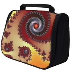 Fractal Rendering Spiral Twist Full Print Travel Pouch (big) by Pakrebo