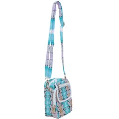 Seamless Wallpaper Pattern Symmetry Art Shoulder Strap Belt Bag