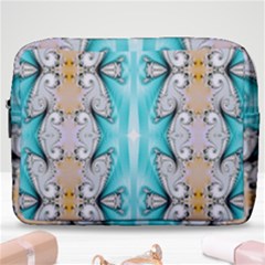 Seamless Wallpaper Pattern Symmetry Art Make Up Pouch (large) by Pakrebo