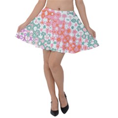 Springtemptation Velvet Skater Skirt by designsbyamerianna