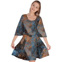 Rustictomorrow Velour Kimono Dress