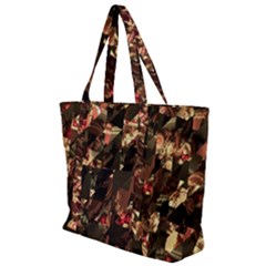 Piecesofme Zip Up Canvas Bag by designsbyamerianna