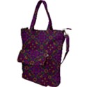 Triangle Pattern Kaleidoscope Color Shoulder Tote Bag View1