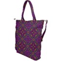 Triangle Pattern Kaleidoscope Color Shoulder Tote Bag View2