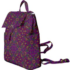 Triangle Pattern Kaleidoscope Color Buckle Everyday Backpack by Pakrebo