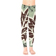 Drawing Autumn Leaves Season Kids  Legging by Pakrebo