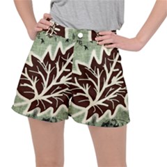 Drawing Autumn Leaves Season Ripstop Shorts by Pakrebo