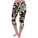 Drawing Autumn Leaves Season Lightweight Velour Capri Yoga Leggings View4