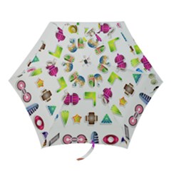 Shapes Abstract Set Pack Mini Folding Umbrellas by Pakrebo