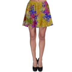 Marble Texture Abstract Abstraction Skater Skirt by Pakrebo