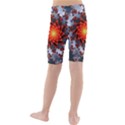 Fractal Spiral Rendering Curve Kids  Mid Length Swim Shorts View2