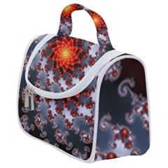 Fractal Spiral Rendering Curve Satchel Handbag