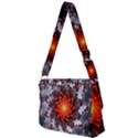 Fractal Spiral Rendering Curve Full Print Messenger Bag View2