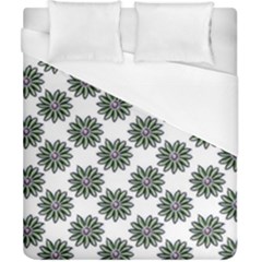 Graphic Pattern Flowers Duvet Cover (california King Size) by Pakrebo