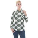 Graphic Pattern Flowers Women s Long Sleeve Pocket Shirt View1