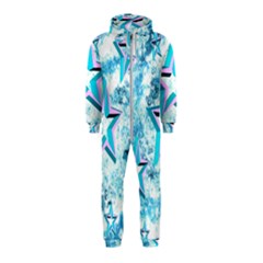 Stars Background Star Shiny Hooded Jumpsuit (kids) by Pakrebo