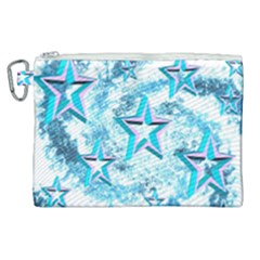 Stars Background Star Shiny Canvas Cosmetic Bag (xl) by Pakrebo