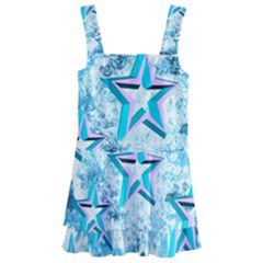 Stars Background Star Shiny Kids  Layered Skirt Swimsuit by Pakrebo