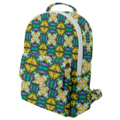 Seamless Wallpaper Pattern Symmetry Flap Pocket Backpack (small) by Pakrebo