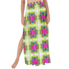 Seamless Geometric Blur Lines Maxi Chiffon Tie-up Sarong by Pakrebo