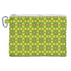 Seamless Wallpaper Pattern Ornament Canvas Cosmetic Bag (xl) by Pakrebo