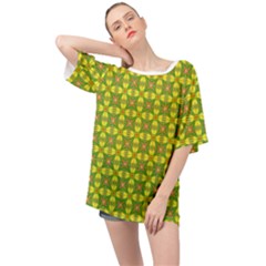 Seamless Wallpaper Pattern Ornament Oversized Chiffon Top