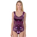 Pink fractal lace Princess Tank Leotard  View1