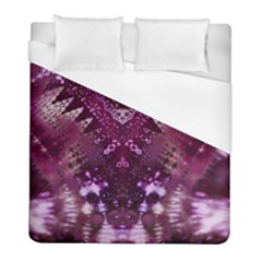 Pink Fractal Lace Duvet Cover (full/ Double Size) by KirstenStar