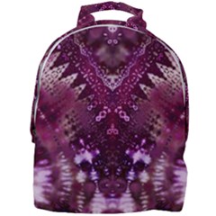 Pink Fractal Lace Mini Full Print Backpack by KirstenStar