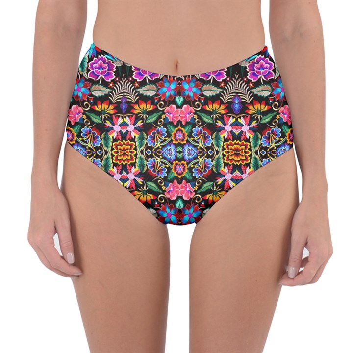 RP-3-4 Reversible High-Waist Bikini Bottoms