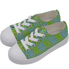 Seamless Pattern Ornament Design Kids  Low Top Canvas Sneakers by Pakrebo