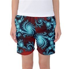 Fractal Spiral Abstract Pattern Art Women s Basketball Shorts by Pakrebo