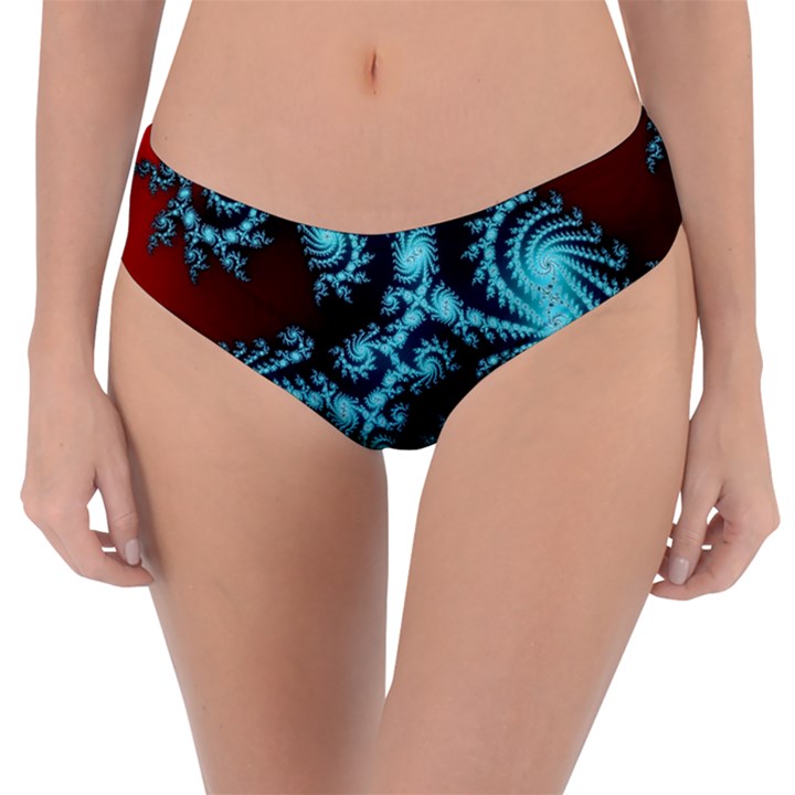 Fractal Spiral Abstract Pattern Art Reversible Classic Bikini Bottoms