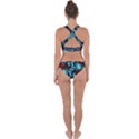 Fractal Spiral Abstract Pattern Art Cross Back Hipster Bikini Set View2