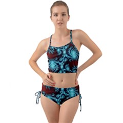 Fractal Spiral Abstract Pattern Art Mini Tank Bikini Set by Pakrebo