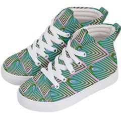 Seamless Pattern Ornament Design Kids  Hi-top Skate Sneakers by Pakrebo