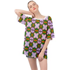 Seamless Wallpaper Digital Oversized Chiffon Top