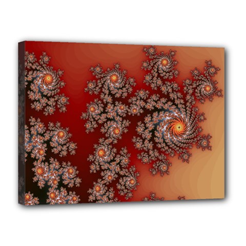 Fractal Rendering Pattern Abstract Canvas 16  x 12  (Stretched)