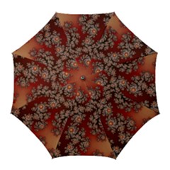 Fractal Rendering Pattern Abstract Golf Umbrellas