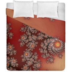 Fractal Rendering Pattern Abstract Duvet Cover Double Side (California King Size)