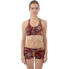 Fractal Rendering Pattern Abstract Back Web Gym Set