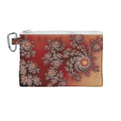 Fractal Rendering Pattern Abstract Canvas Cosmetic Bag (Medium)